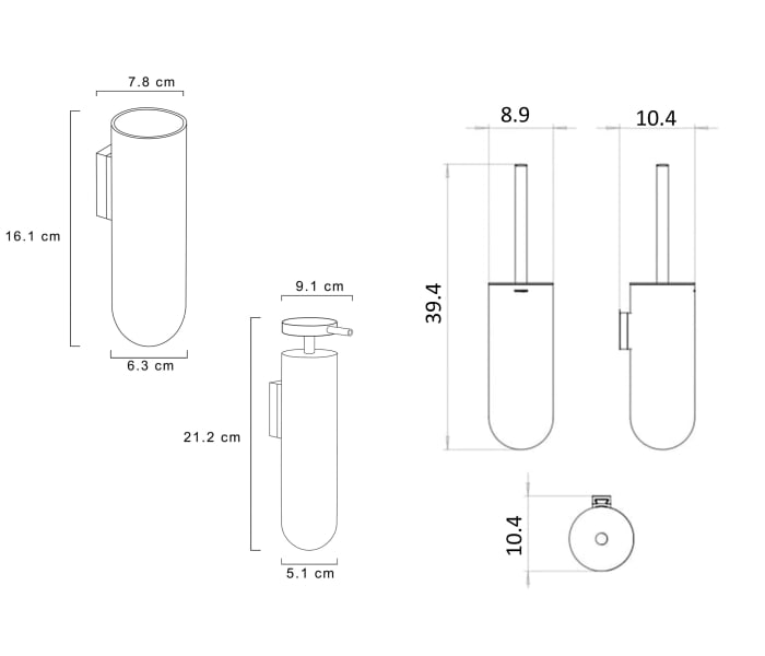 Pack accesorios de baño Cosmic Geyser Croquis 5