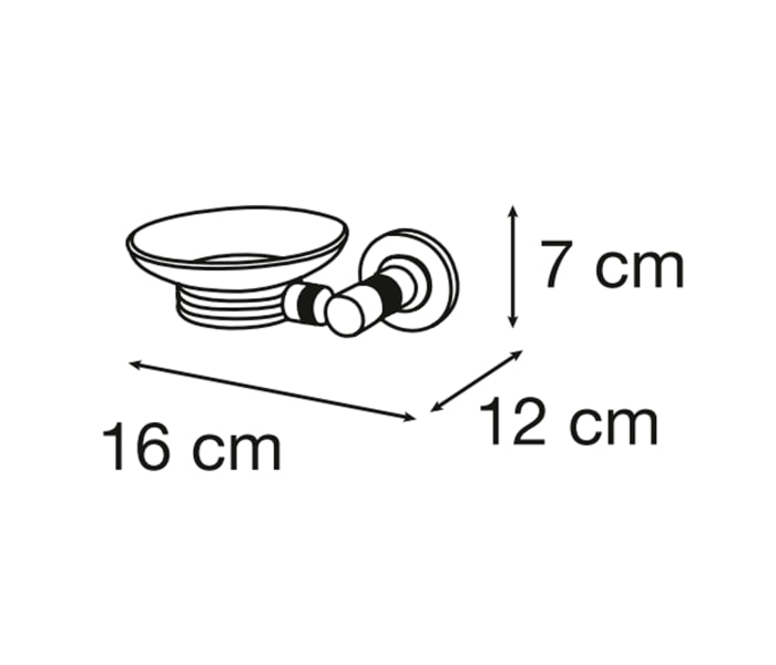 Jabonera de baño Mediterranea de baño Paula Croquis 1