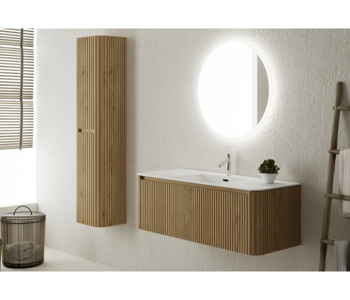 Conjunto de mueble de baño de madera maciza Bruntec Baviera Principal 1