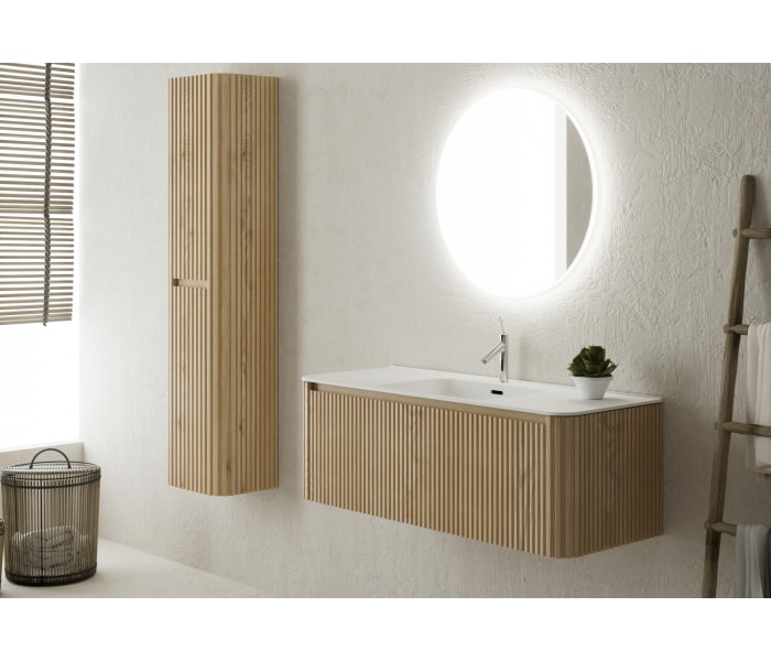 Conjunto de mueble de baño de madera maciza Bruntec Baviera Principal 0