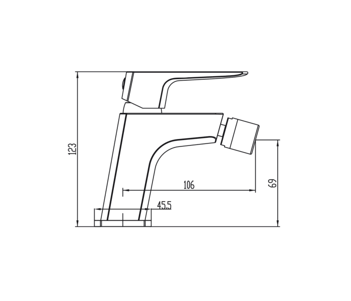 Grifo de bidé Marriot de Gme Croquis 8