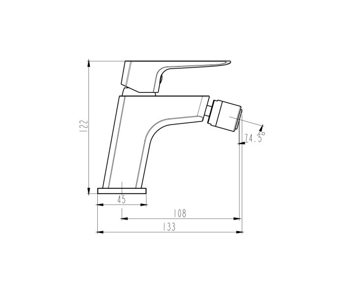 Grifo de bidé Marriot de Gme Croquis 8