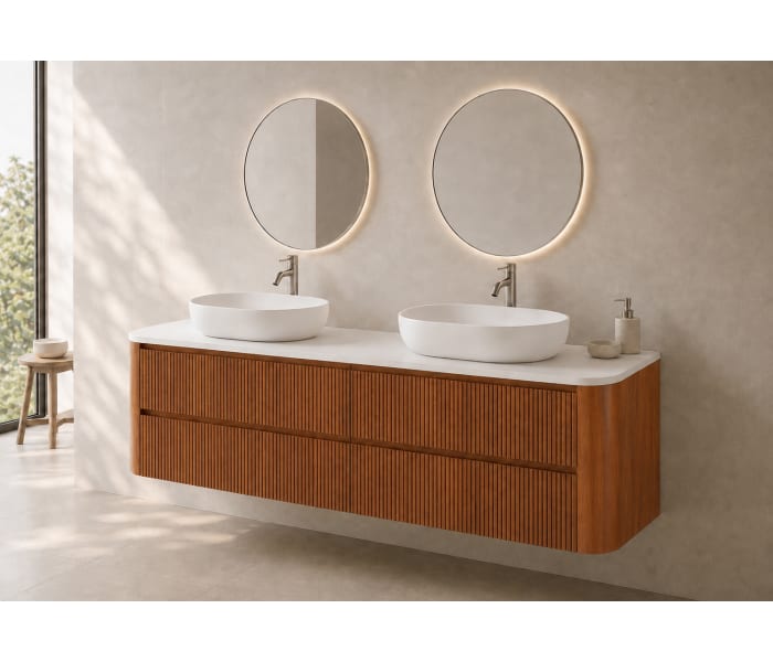 Mueble de baño con encimera Solid Surface Bruntec Duna Principal 2