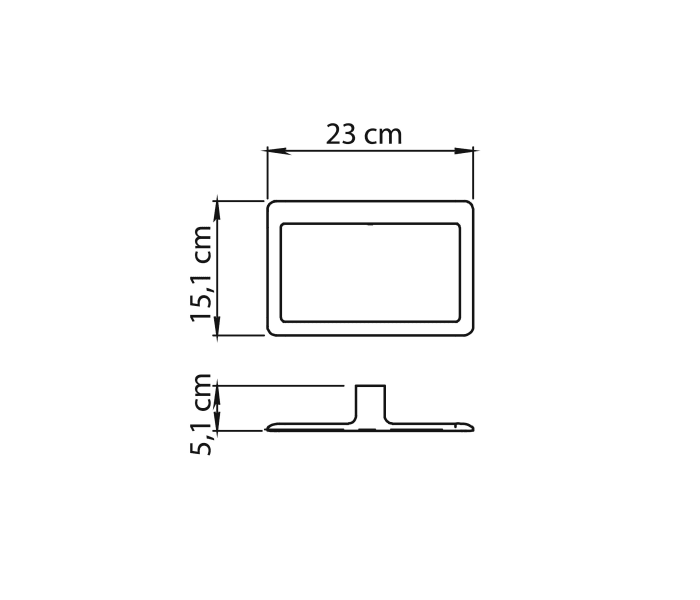 Conjunto de accesorios de baño Gedy Pirenei Croquis 16