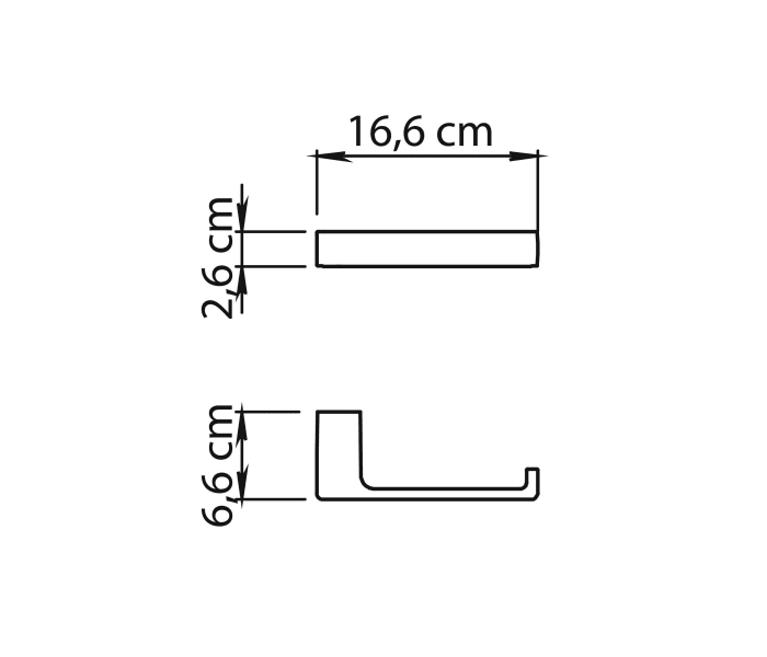 Conjunto de accesorios de baño Gedy Pirenei Croquis 14