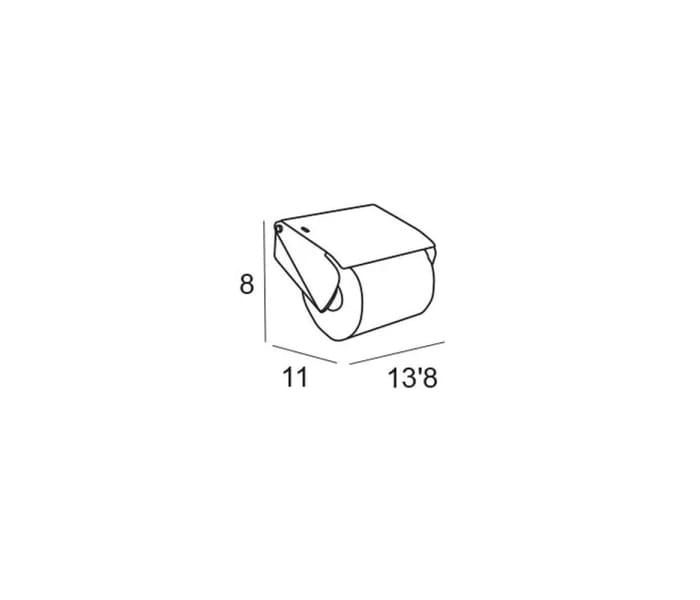 Portarrollos de baño con tapa Manillons Torrent Eco 6500 Croquis 3
