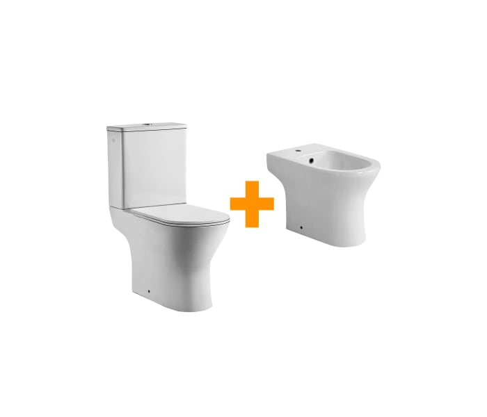 Pack inodoro + bidé Roc Bruntec Principal 1