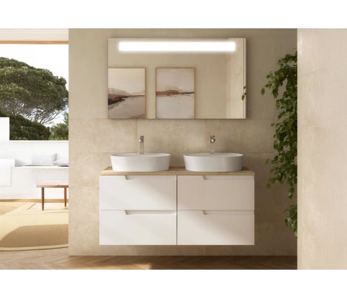 Mueble de baño con encimera roble montana Salgar Vima Principal 0