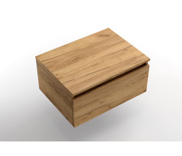 Conjunto mueble de baño con encimera de madera y cajonera Salgar Domus Detalle 6