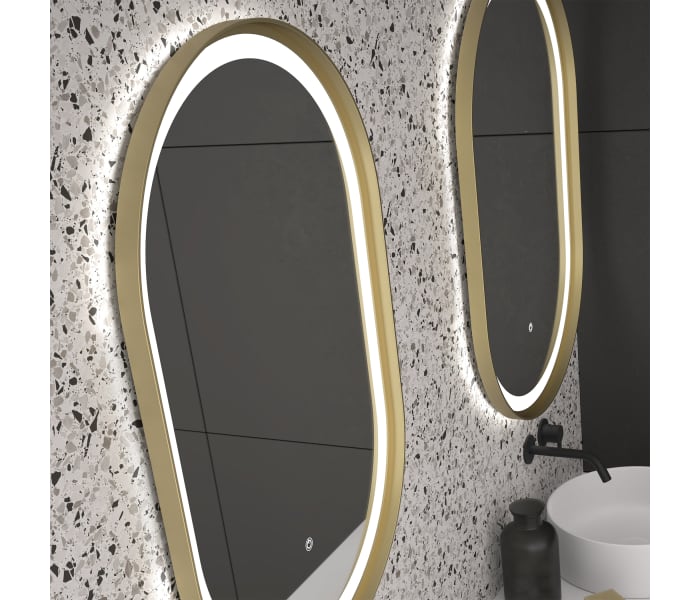 Espejo de baño con luz LED Eurobath Boracay Detalle 5