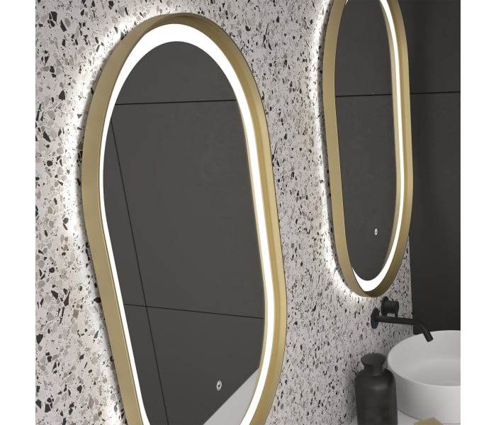 Espejo de baño con luz LED Eurobath Boracay Detalle 4