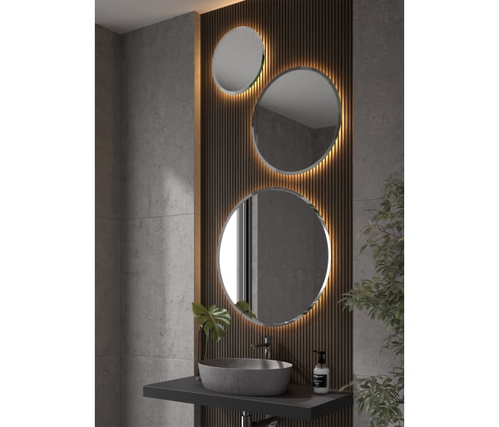 Espejo de baño con luz LED de Eurobath, Soleil Ambiente 2