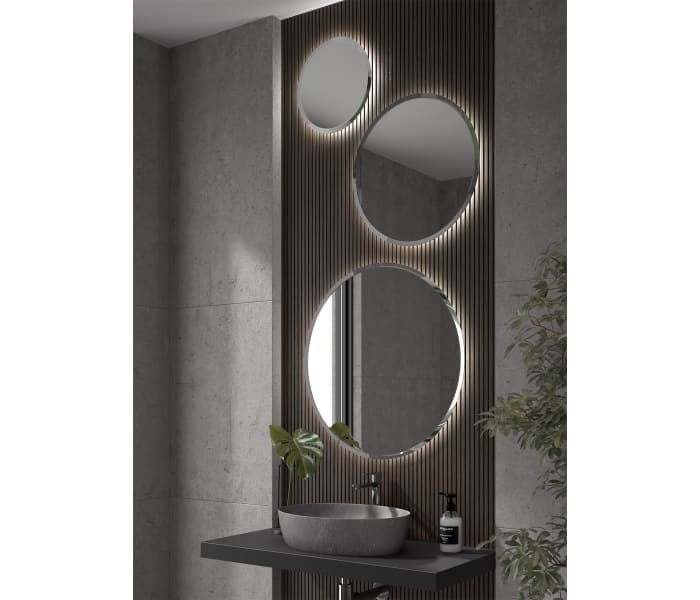 Espejo de baño con luz LED de Eurobath, Soleil Ambiente 1