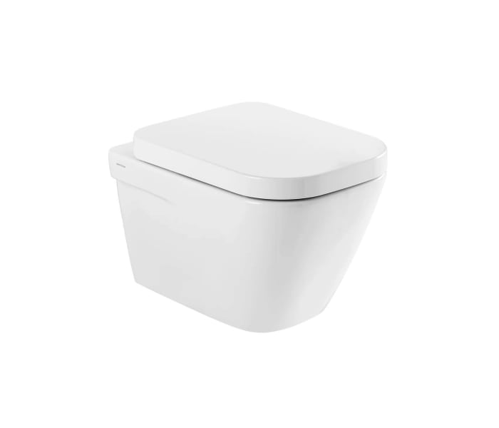 Pack inodoro suspendido + cisterna empotrada + pulsador + bide Unisan Sanindusa Look Detalle 1