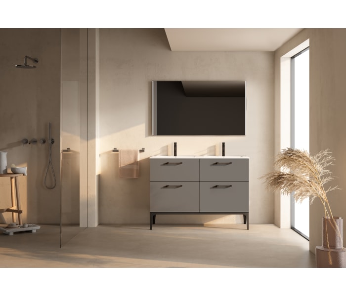 Conjunto de mueble de baño con banquillo con lavabo Flat VisoBath Verso Principal 1