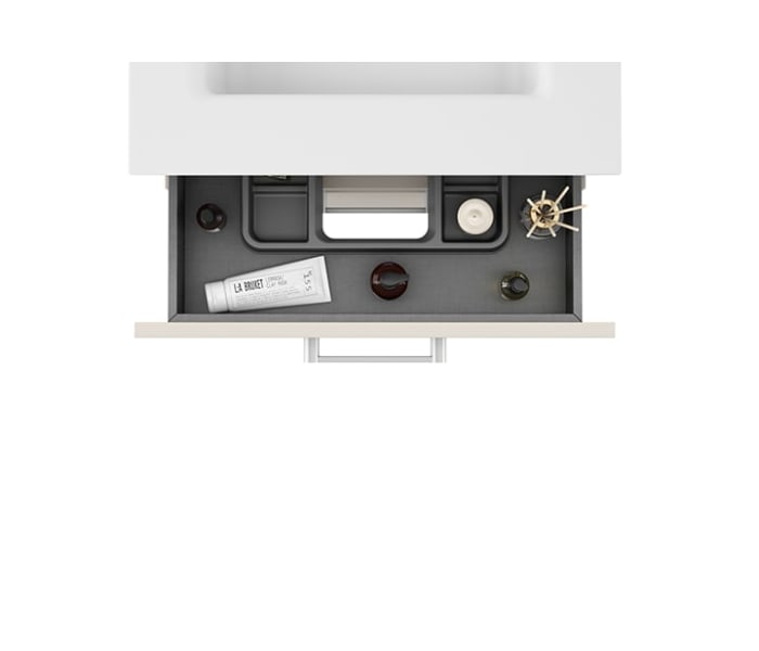 Conjunto de mueble de baño con banquillo con lavabo Flat VisoBath Verso Detalle 7