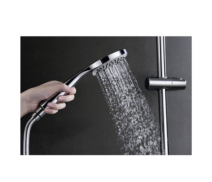Grifo de ducha con mano-ducha, flexo y soporte Easy Unisan