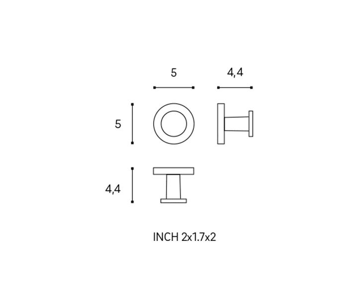 Percha de baño Cosmic Start Croquis 5