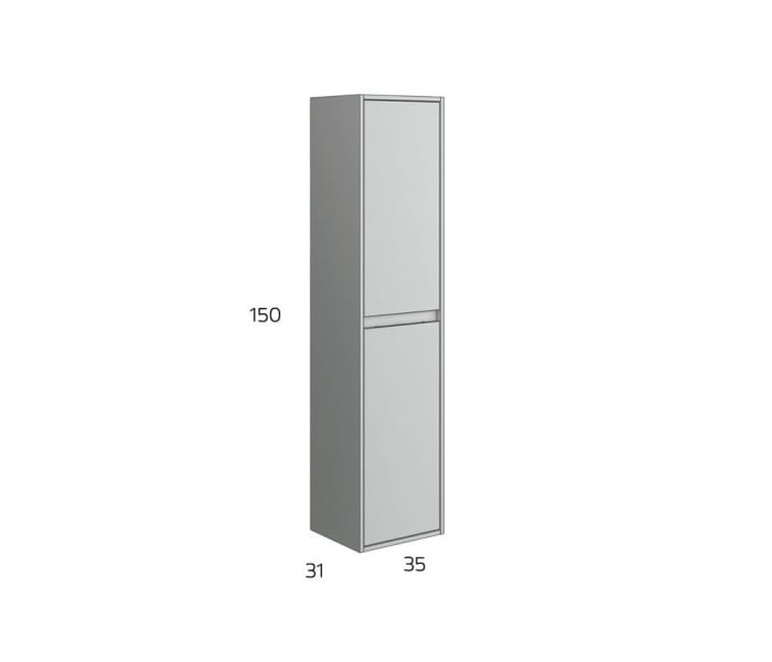 Columna de baño Bruntec Boston Croquis 9