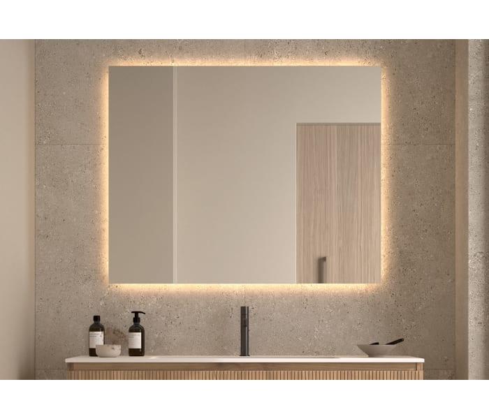 Espejo de baño con luz LED Bruntec Dune Principal 0