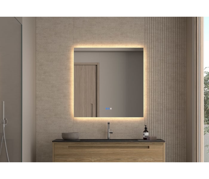 Espejo de baño con luz LED Bruntec Dune Principal 2