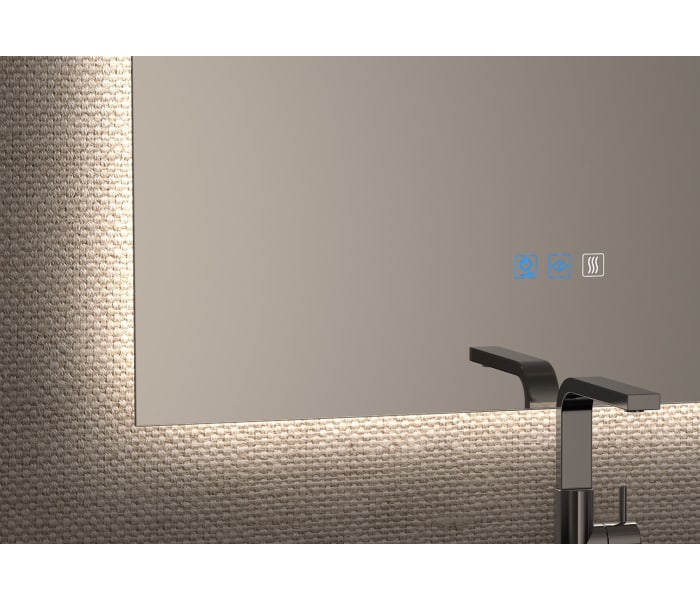 Espejo de baño con luz LED Bruntec Dune Detalle 4