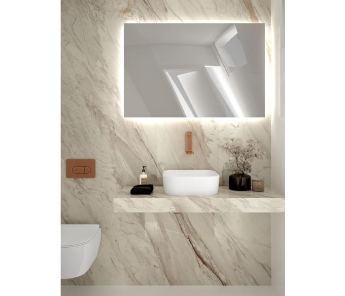 Espejo de baño con luz LED Bruntec Dune Ambiente 2