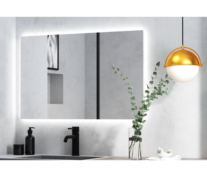 Espejo de baño con luz LED Bruntec Dune Principal 0