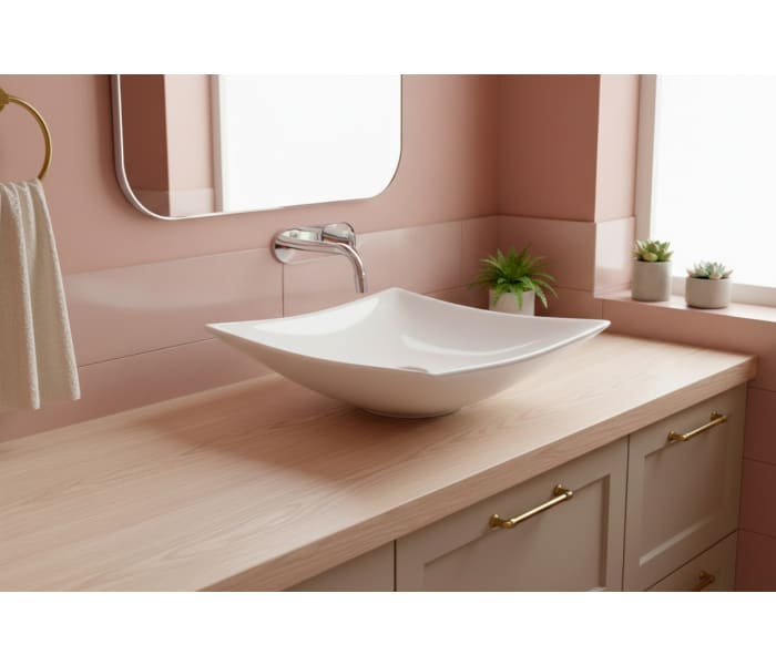 Lavabo sobre encimera Bruntec Kubic Principal 0