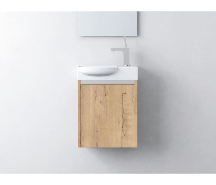 Conjunto mueble de baño fondo reducido 25 cm Ávila Dos Slim Principal 4