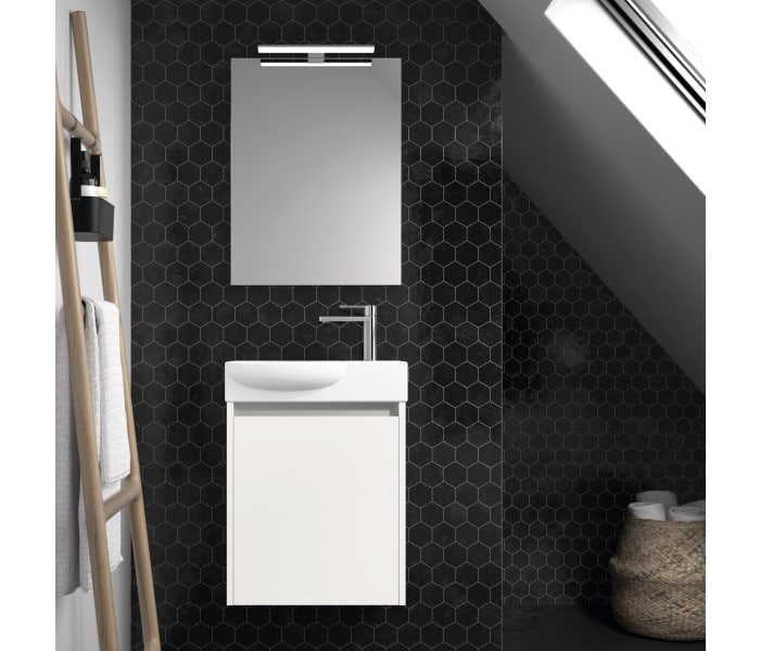 Conjunto mueble de baño fondo reducido 25 cm Ávila Dos Slim Principal 1