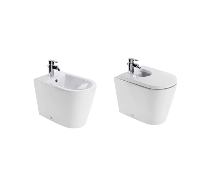 Pack inodoro + bide Unisan Sanindusa Urby Plus Detalle 4