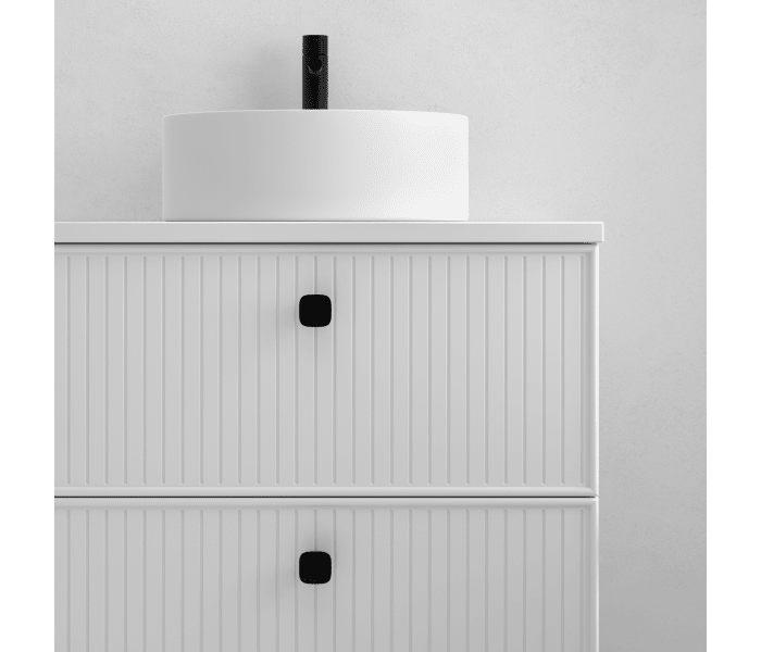 Mueble de baño con encimera de Microtec de Avila Dos Blanca Detalle 4