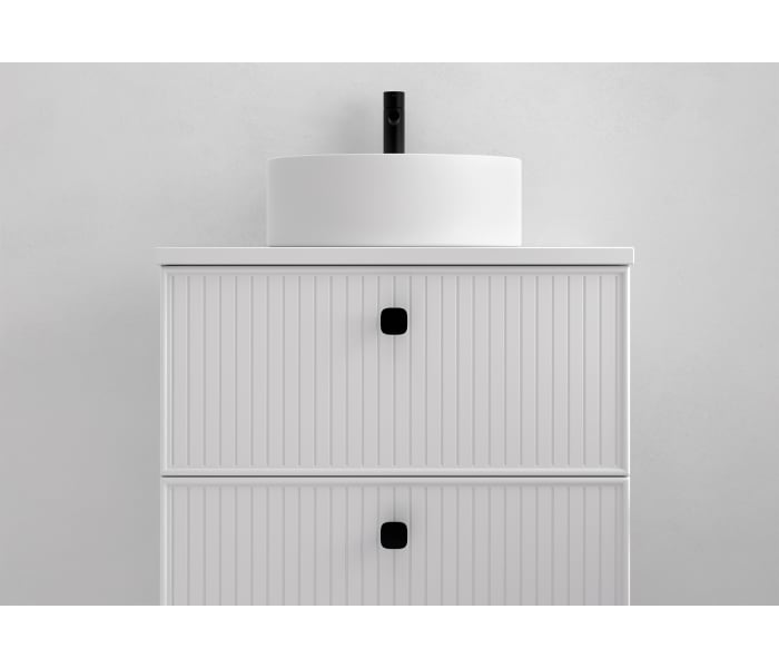 Mueble de baño con encimera de Microtec de Avila Dos Blanca Detalle 4