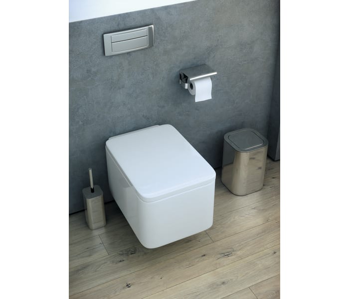 PAPELERA DE BAÑO INOX 5 LITROS BENOTTI