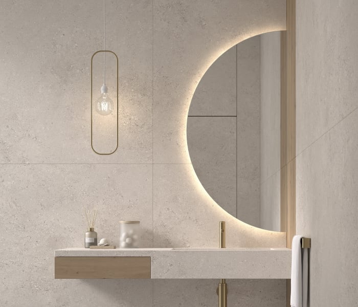 Espejo media luna con luz LED de Eurobath, Bonaire 2 Principal 1