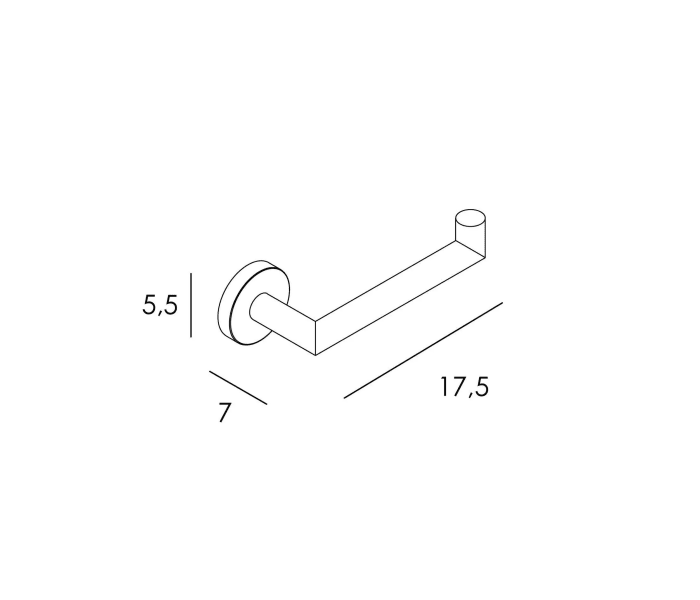 Portarrollo de baño Manillons Torrent Eco 6500 Croquis 7