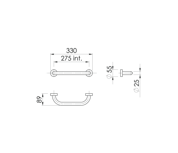 Asidero para baño Gedy Up Croquis 10