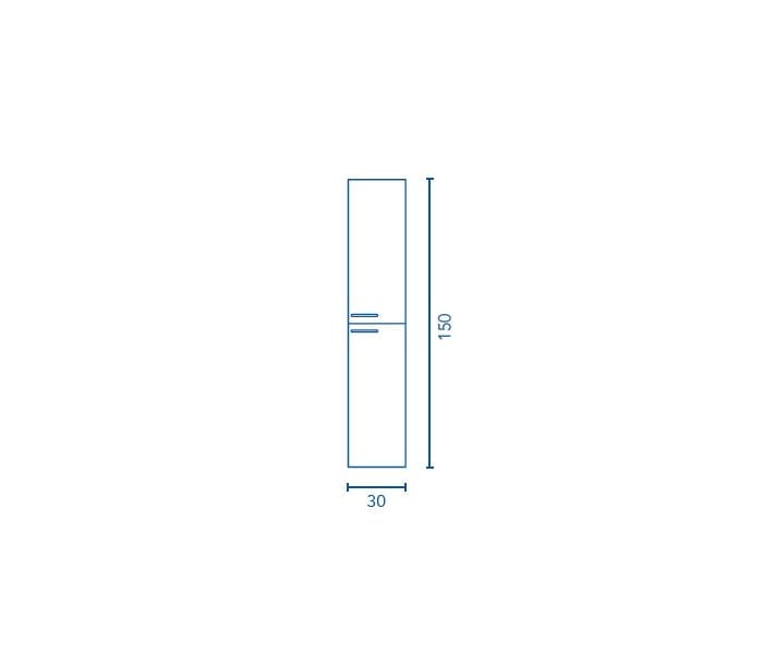 Columna de baño Royo Nisy Croquis 6