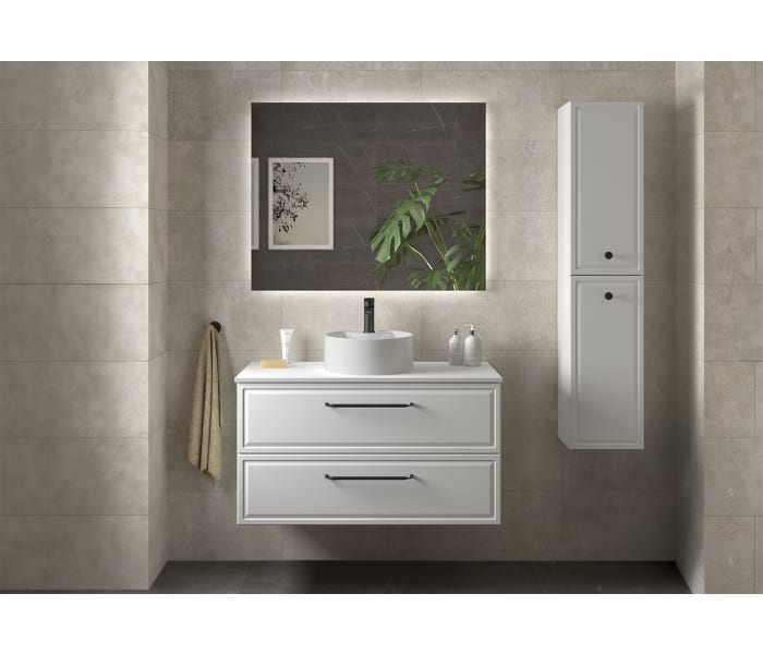 Conjunto mueble de baño Salgar Runa con lavabo sobre encimera Principal 6