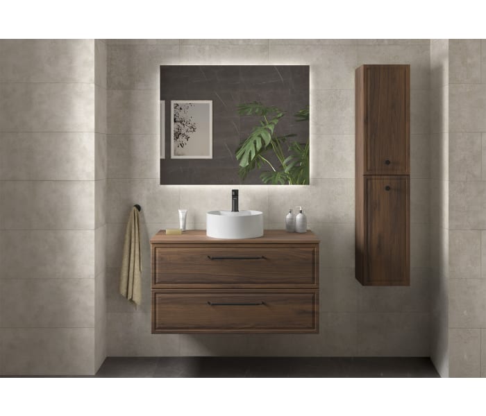Conjunto mueble de baño Salgar Runa con lavabo sobre encimera Principal 0