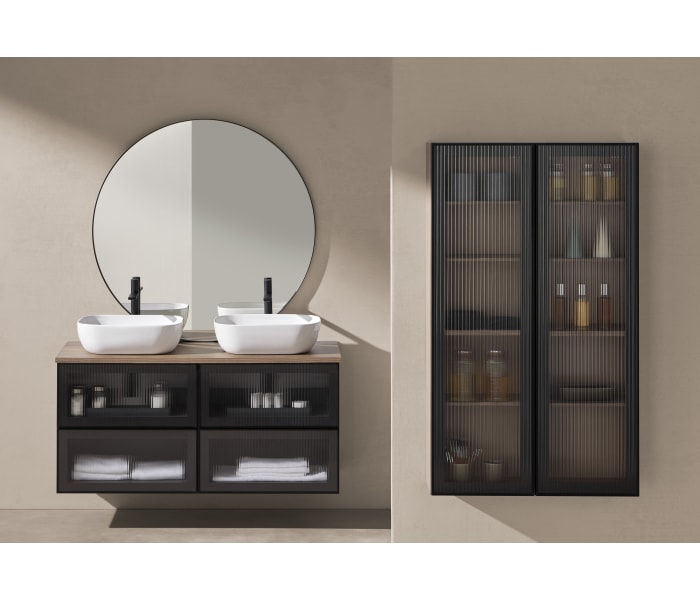 Columna de baño frente cristal mate Sanchis Koba Ambiente 2