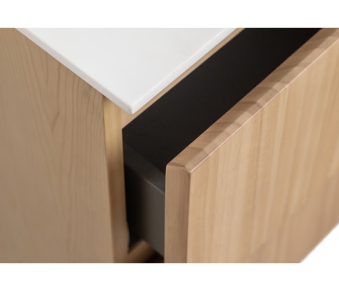 Conjunto de mueble de baño madera maciza Bruntec Alpes 2 Detalle 6