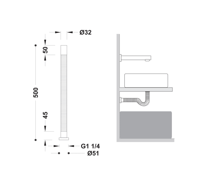 Válvula de lavabo Imex click clack blanco mate [2024]