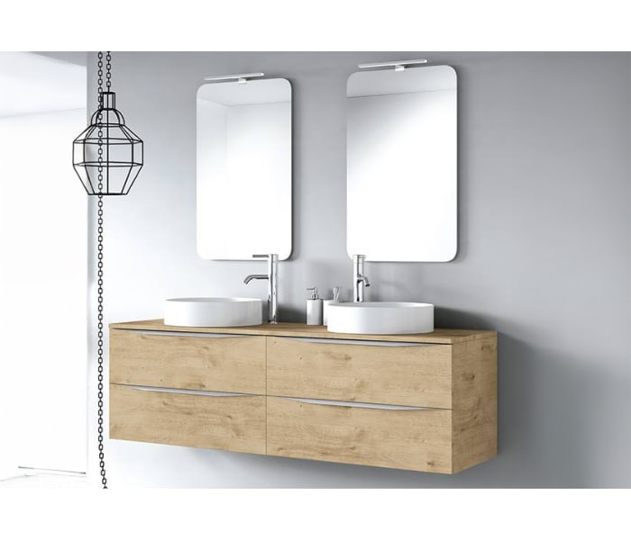 Mueble de baño con encimera de madera Coycama Landes Principal 0