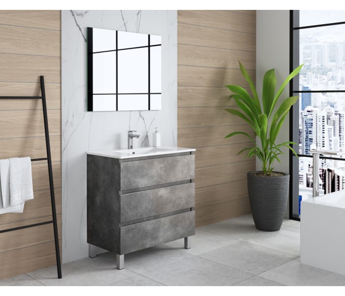 Mueble de Baño con 3 Cajones Indus de 60, 70 cm, 80, 90 o 100 cm