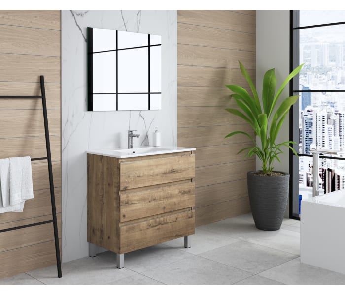 Mueble de Baño con 3 Cajones Indus de 60, 70 cm, 80, 90 o 100 cm