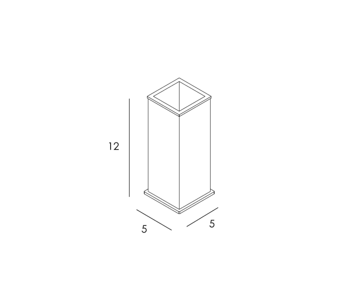 Portacepillos de baño sobremesa Manillons Torrent Sintor Croquis 1