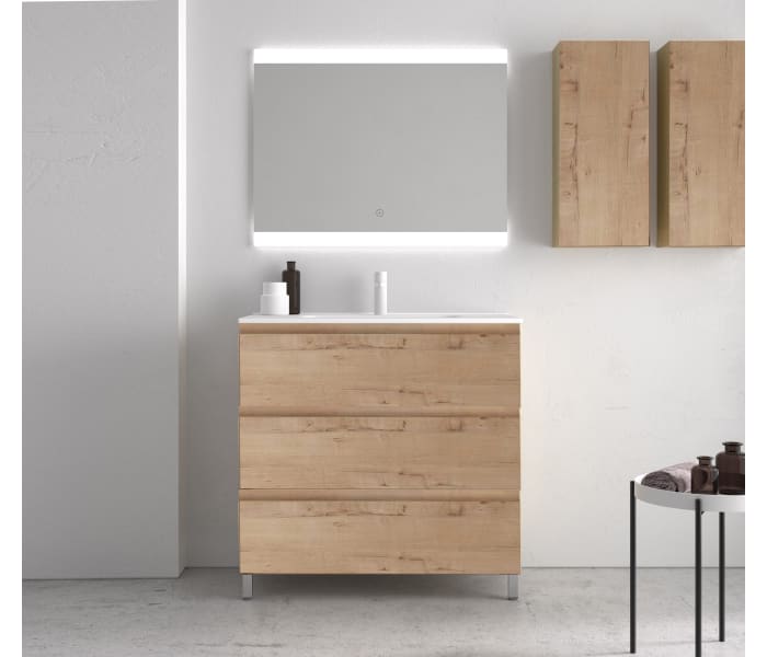 Conjunto mueble baño con lavabo Carmen madera n5 Avila Dos