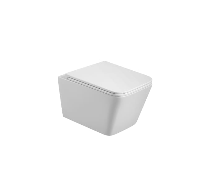 Pack inodoro suspendido + cisterna empotrada Bruntec Square Detalle 1